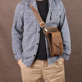 Crazy Horse Leather Crossbody Back_Q