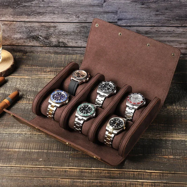 Crazy Horse Leather Watch Case