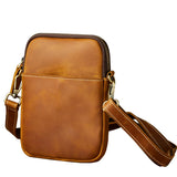 Crazy Horse Leather Mini Shoulder Bag_O