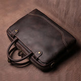 Crazy Horse Leather Briefcase/Business Bag_X