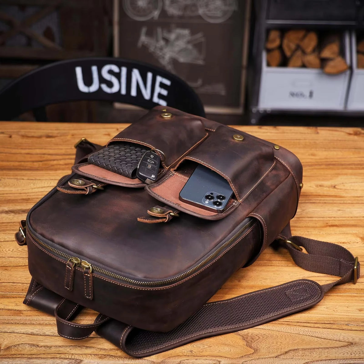 Crazy Horse Lederrucksack_AW