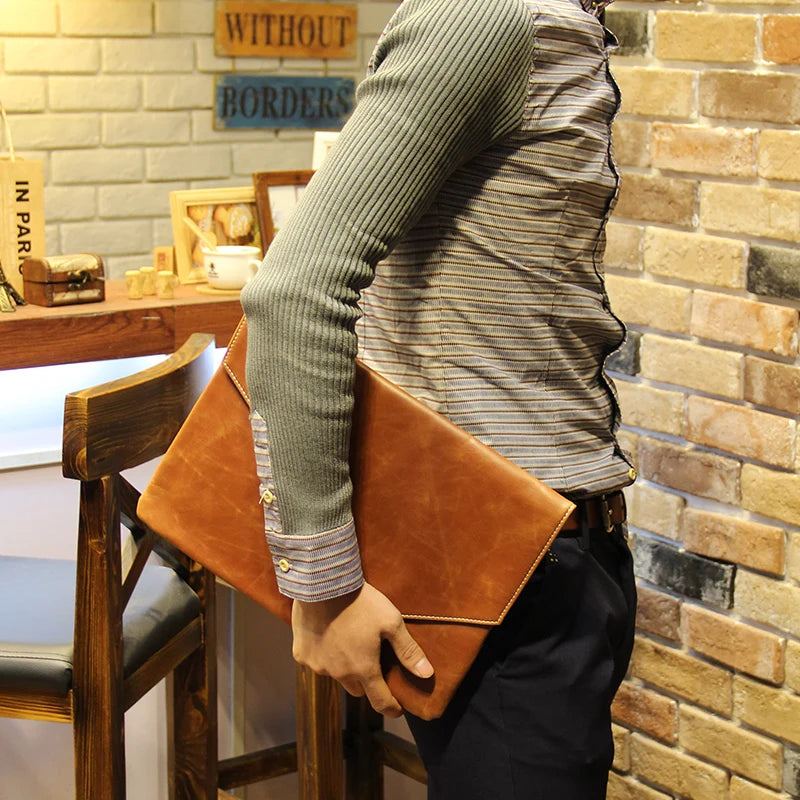 กระเป๋าคลัตช์ทรงบาง หนังสังเคราะห์ PU — รุ่น A