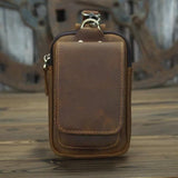 Crazy horse leather waist back_M
