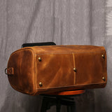 Crazy Horse Leather Gran capacidad Bag_a