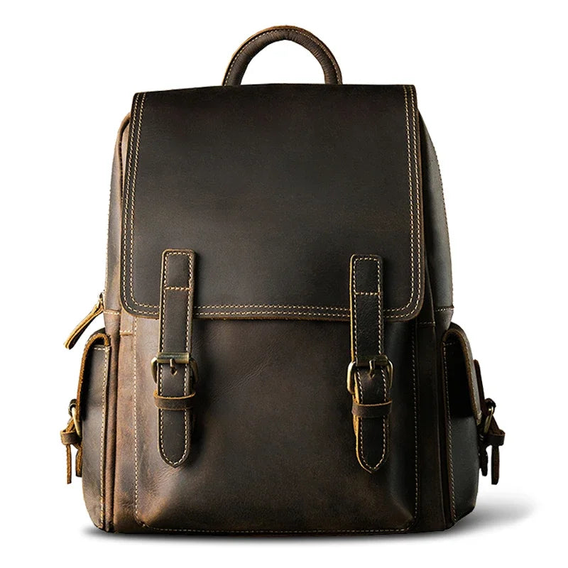 Crazy Horse Leather Backpack_AK