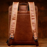 Sac à dos en cuir véritable_Unisex_F