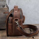 Crazy Horse Leather Mini Shoulder Bag_Q