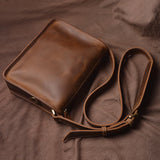 Crazy Horse Leather Shoulder Bag_ab