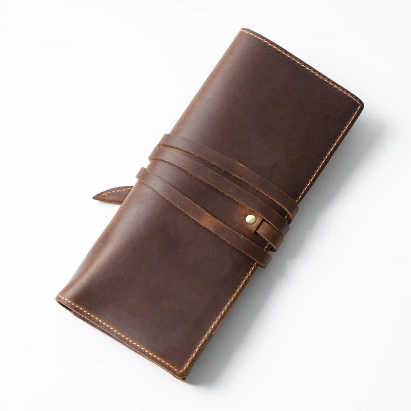 Crazy Horse Leather Pen Case_I