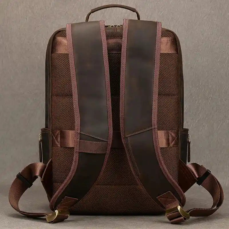Crazy Horse Leather Backpack — Style AG