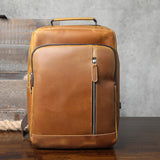 حقيبة الظهر من جلد الحصان المجنون