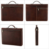 Crazy Horse Leather Methase/Business Bag_c