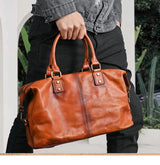 Genuine leather business bag_B