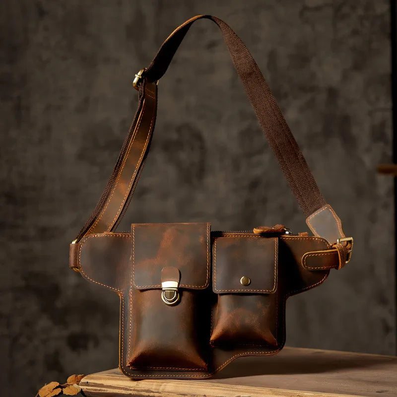 Crazy Horse Leather Waistback_F