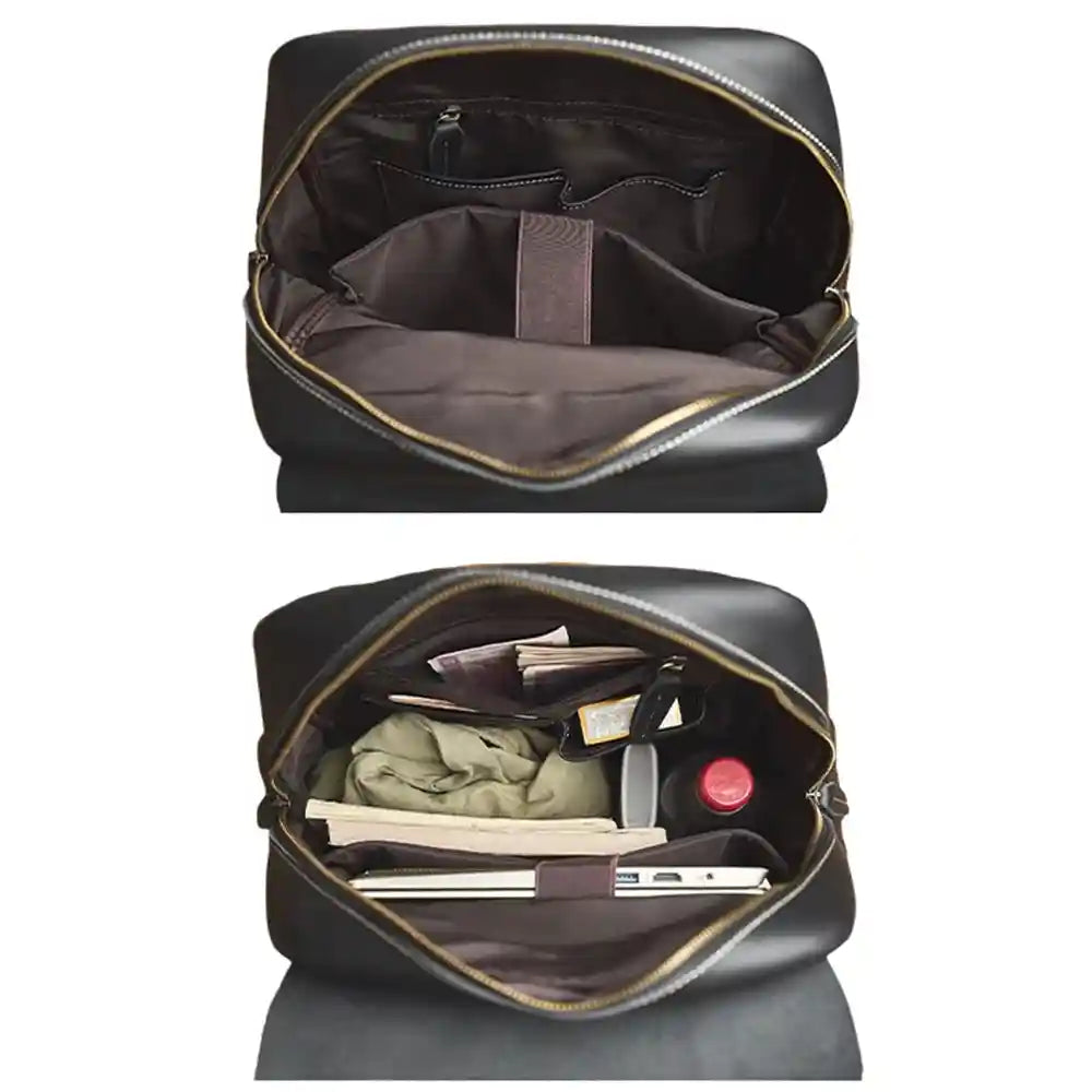 Rucksack aus Rindsleder — Modell E