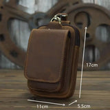 Crazy horse leather waist back_M