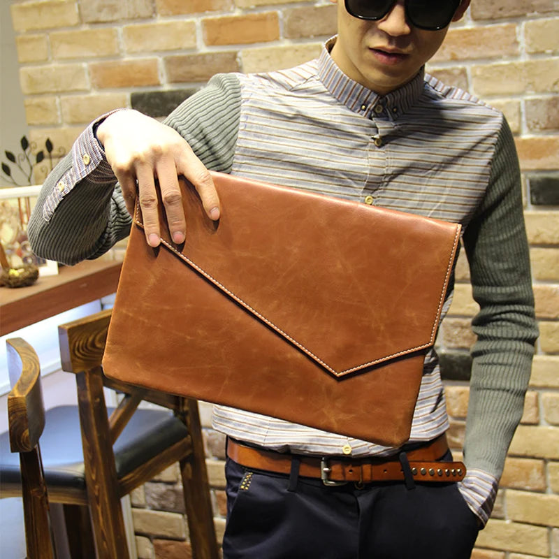 กระเป๋าคลัตช์ทรงบาง หนังสังเคราะห์ PU — รุ่น A