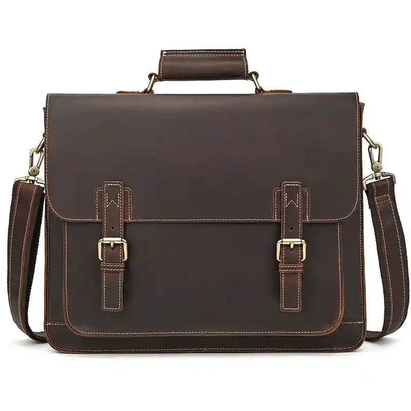 Umhängetasche aus Crazy Horse-Leder — Modell AN