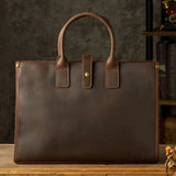 Crazy Horse Leather Briefcase/Business Bag_Y