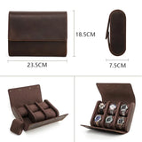 Crazy Horse Leather Watch Case