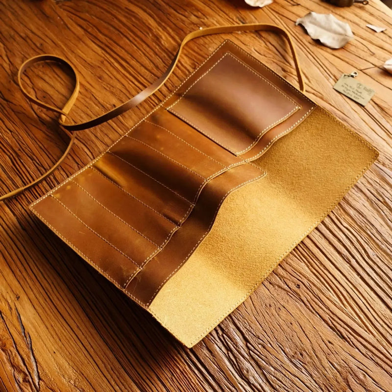 Crazy Horse Leather Pen Case_I