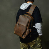 Crazy Horse Leather Crossbody Bag_O