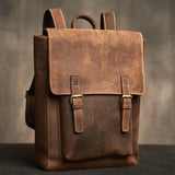 Crazy Horse Leather Backpack_AH