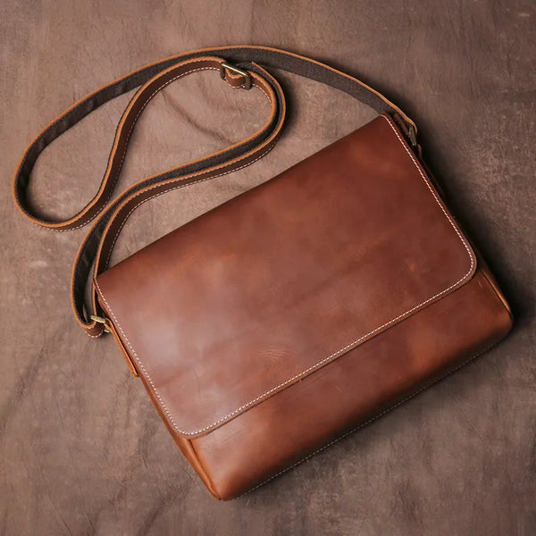 Crazy Horse Leather Shoulder Bag_G