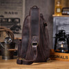 Crazy horse leather crossbody bag_W
