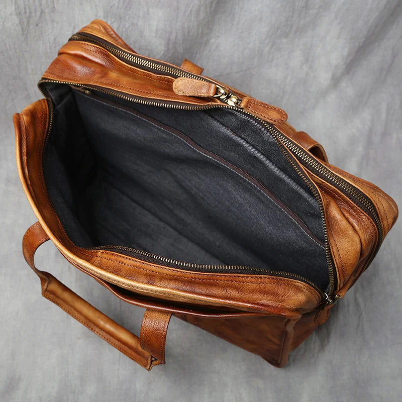 Cowhide Shoulder Bag — Style H
