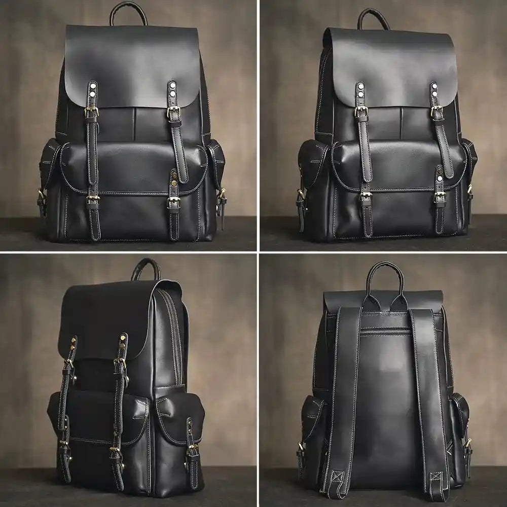 Rucksack aus Rindsleder — Modell E