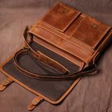 Crazy Horse Leather Shoulder Bag_am