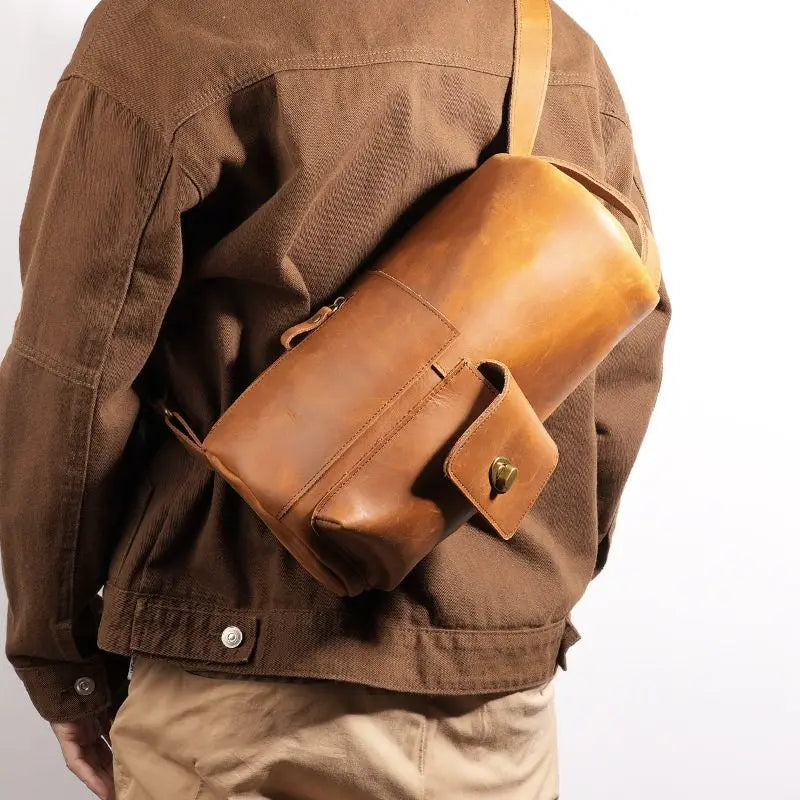 VISVIM(ビズビム) 24AWLEATHER MUSETTE BAG DMGDレザーショルダー 