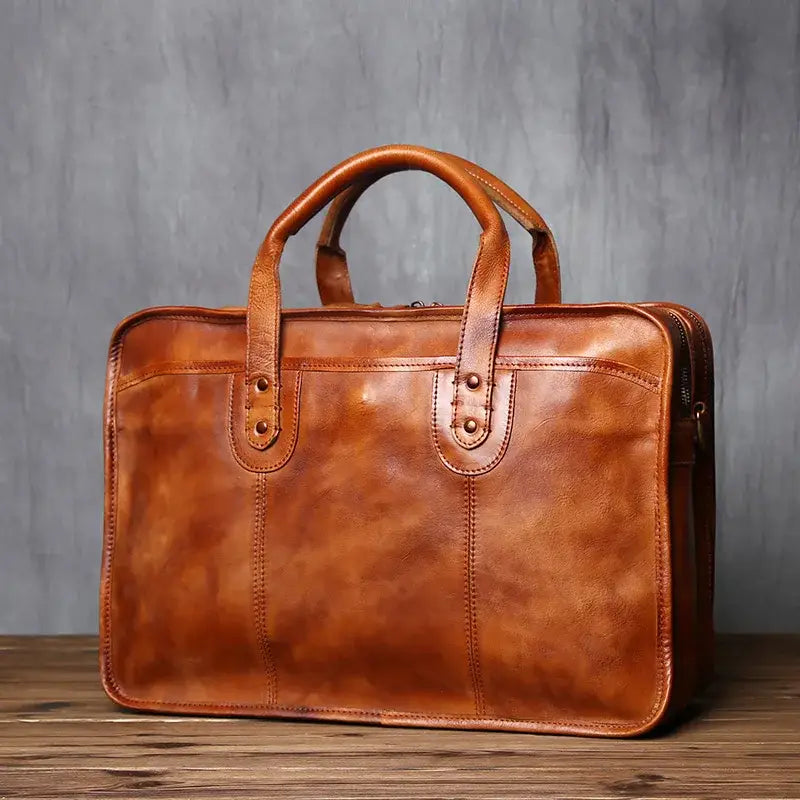 Cowhide Shoulder Bag — Style H