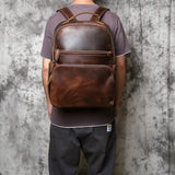 Crazy Horse Leather Backpack_AJ