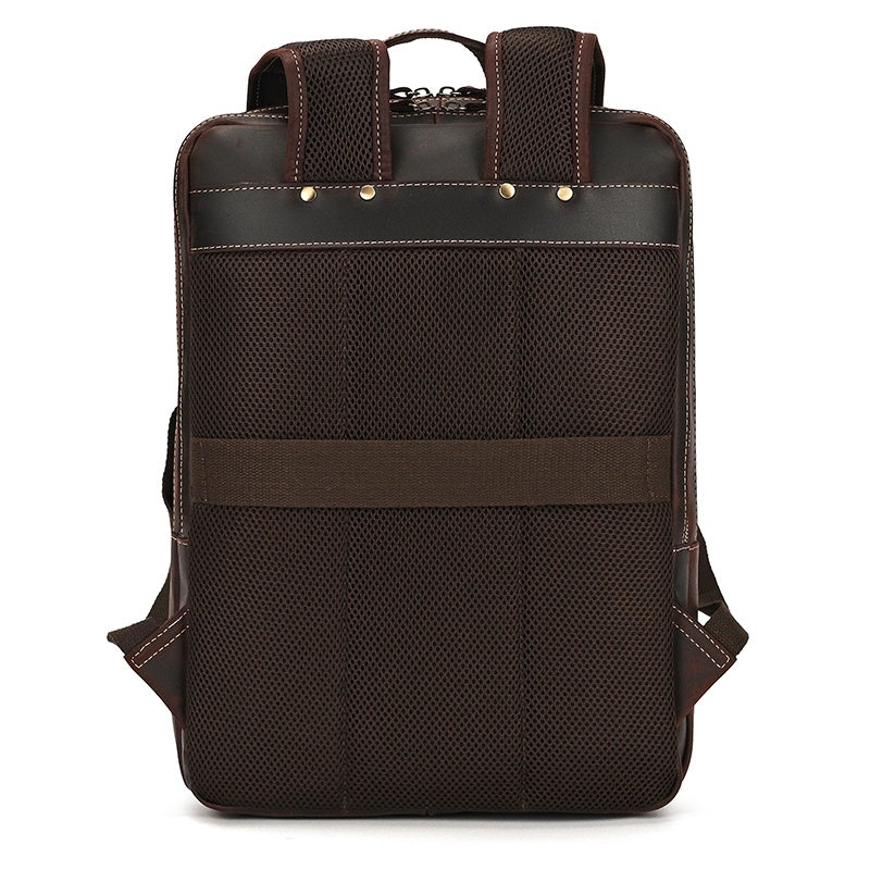 Mochila em pele crazy horse — Modelo Z — Imagem de detalhe 27