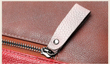 Bolsa de ombro em patchwork em pele bovina