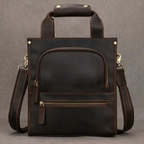 Saco tote em pele crazy horse — Modelo L — Imagem de detalhe 3