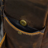 Rucksack aus Crazy Horse-Leder — Modell AF — Detailansicht 14