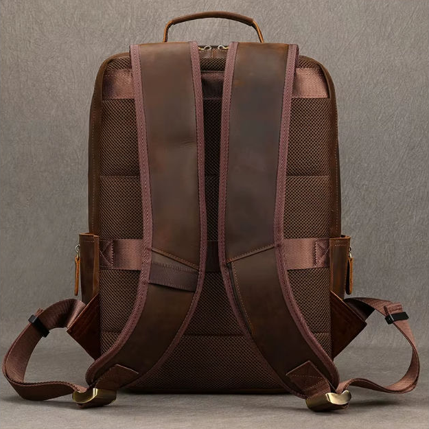 Crazy Horse Leather Backpack — Style AG — Detail image 18
