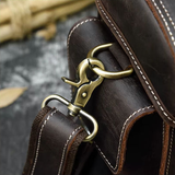 Bolsa para câmara em pele crazy horse — Modelo B
