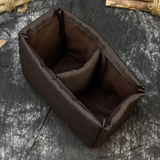 Bolsa para câmara em pele crazy horse — Modelo B