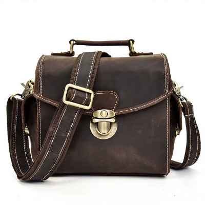 Kameratasche aus Crazy Horse-Leder — Modell B