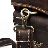 Bolsa para câmara em pele crazy horse — Modelo B