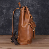 Mochila em pele crazy horse — Modelo AR — Imagem de detalhe 6