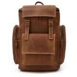Mochila em pele crazy horse — Modelo M