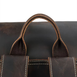 Mochila em pele crazy horse — Modelo M