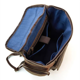 Mochila em pele crazy horse — Modelo M