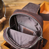Crazy Horse Leather Crossbody Back_R