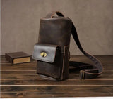 Crazy Horse Leather Crossbody Back_U Product Image 1